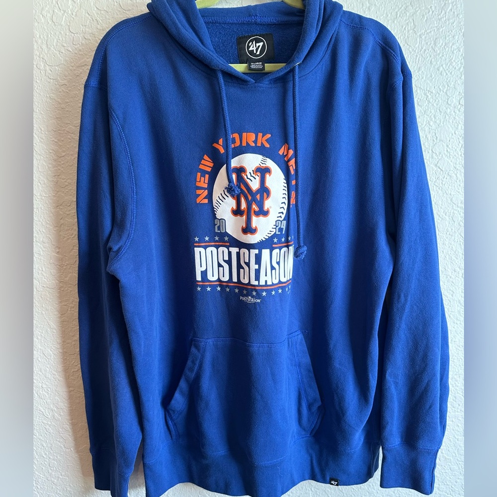 New York Mets ‘47 BRAND 2024 Postseason Pullover Hoodie ⚾️ Men’s XL